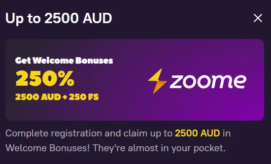 Casino Zoome Bonus