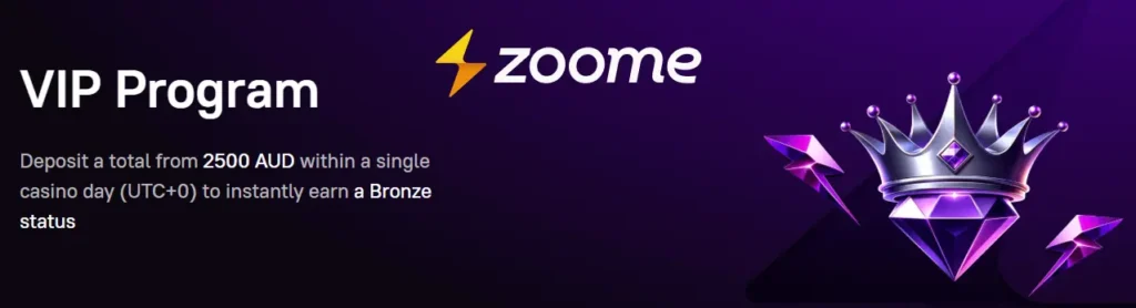 Zoome Casino Interface
